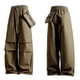 thumbnail image 4 of Mono de secado rápido y pierna ancha para mujer: cintura elástica, múltiples bolsillos, impermeable, pantalón para senderismo al aire libre, 4 of 4