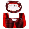thumbnail image 2 of Juego Funda Y Alfombra para Asiento Inodoro Navideño Interior Reutilizable El (SD05), 2 of 2