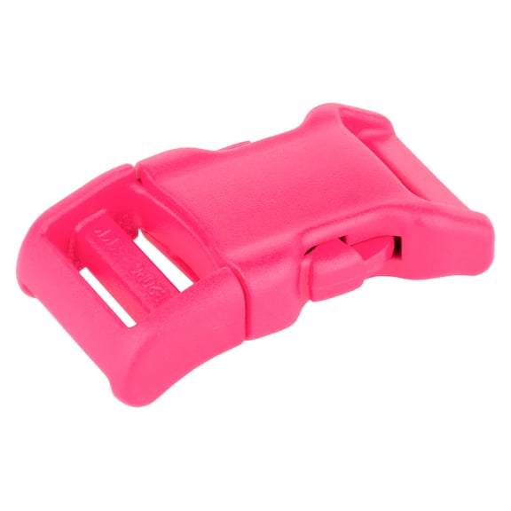 25 - 3/4 inch Hot Pink YKK Contoured Side Release Plastic Buckle