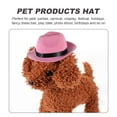 thumbnail image 3 of IBASETOY Pink Puppy Hat Made of High Grade Cotton Adjustable Strap Wear Resistant Decorative Pet Accessory, 3 of 8