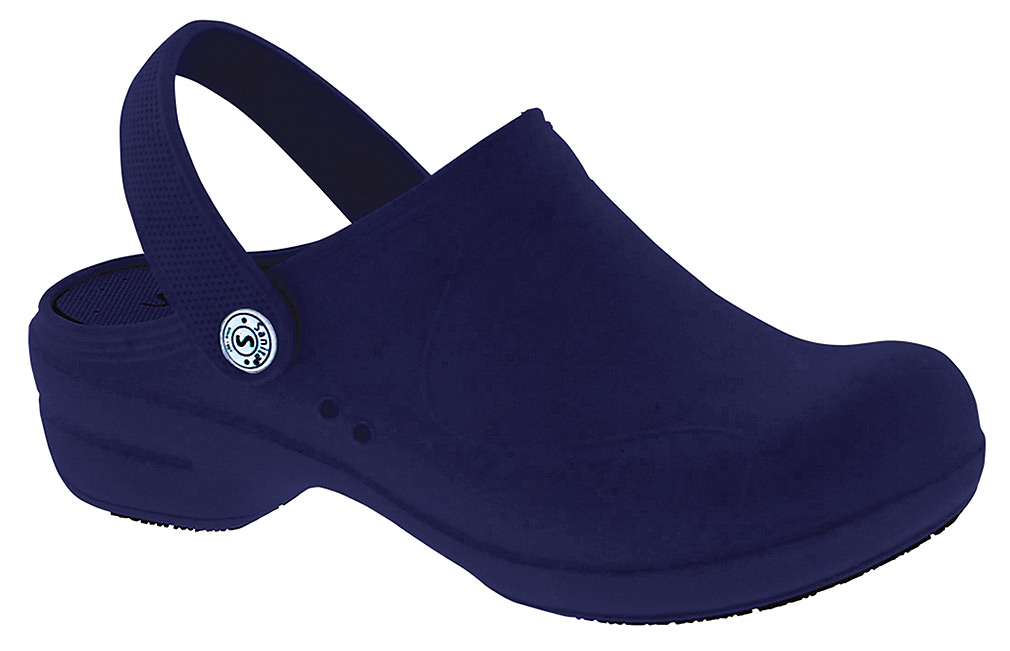 womens navy clogs
