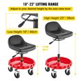 YTBW Mechanics Swivel Seat 400 Lbs Rolling Work Stool Height Adjustable