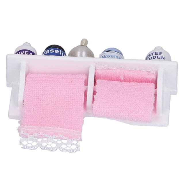 1:12 Porte-Serviettes de Maison de Poupée, Porte-Serviettes de Maison de Poupée Non Miniature pour Maison de Poupée pour Enfants pour Adultes pour Maison de Poupée