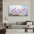 thumbnail image 3 of Flower Wall Art Pink Flower Rustic Landscape Floral Canvas Art Wall Decor For Bedroom Livingroom Office, 3 of 7