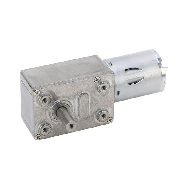 Motor De Engranaje Helicoidal De CC, Motor Helicoidal De Turbina Reversible 4632 370 Latón De Aluminio Autoblocante Rendimiento Confiable DC24V Para Luz Para Ventilador Eléctrico