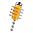 thumbnail image 4 of 1/4?inch diámetro de corte reversible dedo Glue Joint Router Bit vástago de 1/10.2?cm Reversible dedo Glue Joint Router Bit fresa madera herramienta de la carpintería Amonsee No, 4 of 7