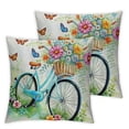 thumbnail image 2 of Awypu Set of 2 Spring Pillow Covers Fresh Flower Market Spring Decorations Throw Farmhouse Pillowcase Cushion Case for Spring Home Décor, 2 of 6