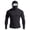 Black, variant on Men's UPF 50+ Sun Protection Jacket, Lightweight Hooded Windbreaker with Zip Pockets, Breathable Outdoor Performance Gear for Fishing, Hiking, Running