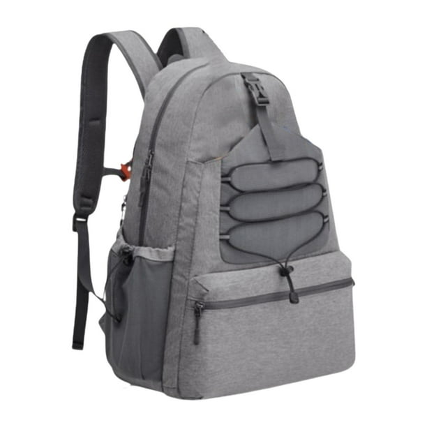 Bolsa de tenis, funda para raqueta, bolsa deportiva con correa para el hombro para adultos, bolsa para raqueta Gris