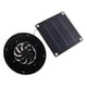 thumbnail image 2 of Ventilador de panel solar Ventilador redondo resistente a la intemperie 12V 20W Ventilador de ventilación alimentado por energía solar Ventilador de, 2 of 9