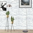 thumbnail image 3 of 1 Roll of Large-Sized White Brick Tile Pattern Vinyl Self-Adhesive Wallpaper - Waterproof, Moisture-Proof, Washable, Removable, and Easy to Install - Perfect for Living Room, Kitchen, Bedroom, Home, a, 3 of 5