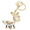 thumbnail image 3 of Rhinestone Keychain Unique Cute Little Donkey Design Rhinestone Keychain Charm Ornament for Bag Car Pendant, 3 of 12