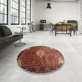 thumbnail image 4 of Ahgly Company Machine Washable Indoor Rectangle Traditional Rust Pink Area Rugs, 2' x 5', 4 of 7