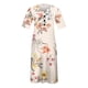thumbnail image 3 of ICHUANYI Clearance Women's V-Neck Short Sleeve Dress Print Casual Dress With Pockets(Yellow, XXL) ICHUANYI WER2023081113566, 3 of 6