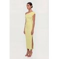 thumbnail image 2 of Women's Ruched One Shoulder Textured Knit Midi Dress, 2 of 3