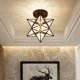 thumbnail image 3 of Luz de tejado moderna, iluminación de tejado regulable, forma de estrella para comedor, dormitorio, cocina, pasillo, lámpara decorativa Salvador luz de techo de montaje empotrado, 3 of 10