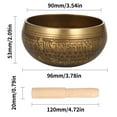thumbnail image 4 of Singing bowl,Copper Chime Sound Therapy Copper Chakra Relaxation Wooden R Chakra Tibetan Tibet Ritual Chime Sound With Huiop Sound With Wooden Tibet Ritual Zdhf Simbae, 4 of 7