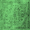 thumbnail image 1 of Ahgly Company Indoor Square Oriental Emerald Green Industrial Area Rugs, 8' Square, 1 of 4