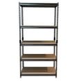 thumbnail image 3 of Juggernaut Storage 36" x 72" 5 Shelf Steel Utility Shelving Unit, Black, 3 of 12