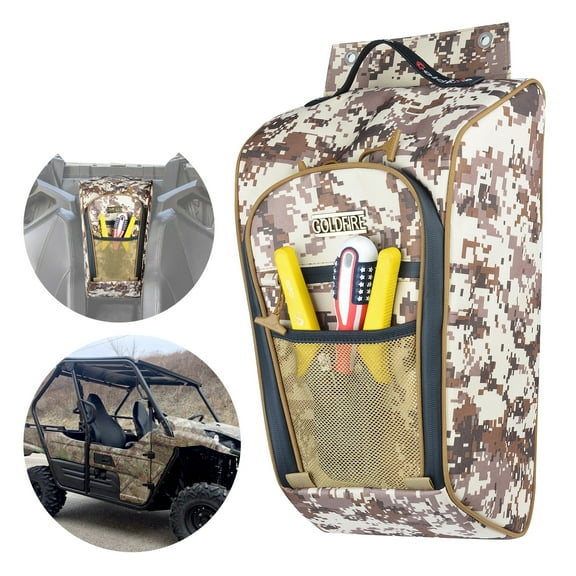 Goldfire 1680D UTV Accessories Cab Pack Center Seat Bag Waterproof Storage Bag Organzier Fit For Polaris RZR PRO XP 2020-2021