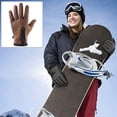 thumbnail image 4 of Winter Gloves Warm Windproof Fingers Touch Screen Gloves for Men Skiing, 4 of 5