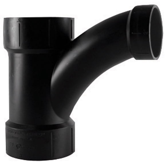 Charlotte Pipe 4 in. Hub x 4 in. Dia. Hub ABS Wye