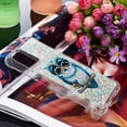 thumbnail image 6 of Phone Case for Samsung Galaxy A03S,Crystal Bling Quicksand Effect TPU Bumper Case with Four Corners Drop Protection Cover for Samsung Galaxy A03S,YBDT Owl, 6 of 12