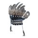thumbnail image 5 of Disfraz de diadema de plumas, disfraz elegante para mascarada, fiesta, Halloween Gris, 5 of 9