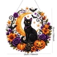 thumbnail image 3 of Halloween Diamond Art Hanging Kits for Adults Beginners, DIY 5D Crystal Diamond Painting Ornament Kit with Acrylic Hanging Plate, Halloween Decor Wall Art Craft Gift, 3 of 8
