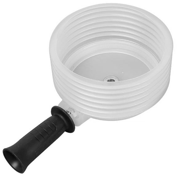 Hole Saw Dust Bowl With Handle, Drill Dust  Collector Scalable Rubber, Drill Dust  Collector Scalable With Handle For Installing Recessed Lights And Works With All Hole Saws
