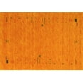 thumbnail image 1 of Ahgly Company Machine Washable Indoor Rectangle Abstract Yellow Contemporary Area Rugs, 2' x 3', 1 of 4