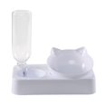 thumbnail image 1 of Dispensador de agua doble para gatos, de limpiar con la de agua, duradero, antideslizante Yuyangstore Alimentador Automático, 1 of 7