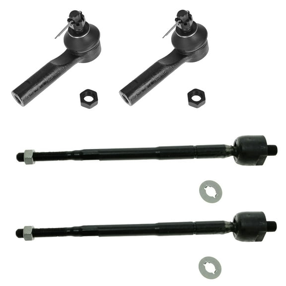 TRQ Tie Rod Ends Front Inner Outer Driver & Passenger Set of 4 for Nissan Altima PSA55107