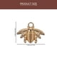 thumbnail image 2 of 50 piezas de dijes de abeja de metal para hacer joyas, dijes para pendientes, collares y pulseras., 2 of 7