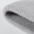 thumbnail image 6 of Cute Cat Ear Beanie Hat for Women and Teens, Soft Cable Knit Winter Hat, Warm Knitted Cap for Skiing, Snowboarding, Travel and Casual Outings - Grey, 6 of 6