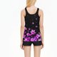 thumbnail image 4 of Trajes de baño Amzcrzy Tankini para mujer, trajes de baño, trajes de baño de dos piezas con control de abdomen, bikini de cintura alta conservador, estampado de moda, rosa fuerte, S, 4 of 8