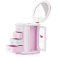 thumbnail image 1 of Caja de joyería musical para niñas, estuche de almacenamiento para collares, organizador de joyas musicales para mujeres y niños, caja de regalo, 1 of 4