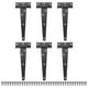 thumbnail image 1 of Uxcell 6-Pack Bisagras de Puerta de Cobertizo en T de Hierro, Bisagra en T de 9.8 Pulgadas con Tornillos para Jardín [Negro], 1 of 1