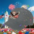 thumbnail image 6 of Eagle & Liberty – United States 250th Anniversary Hat, Adjustable Cotton Printed Patriotic Baseball Cap for Men Women (3pcs), 6 of 8