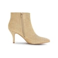 thumbnail image 3 of Unique Bargains Women's Glitter Point Toe Stiletto Heels Ankle Boots, 3 of 8