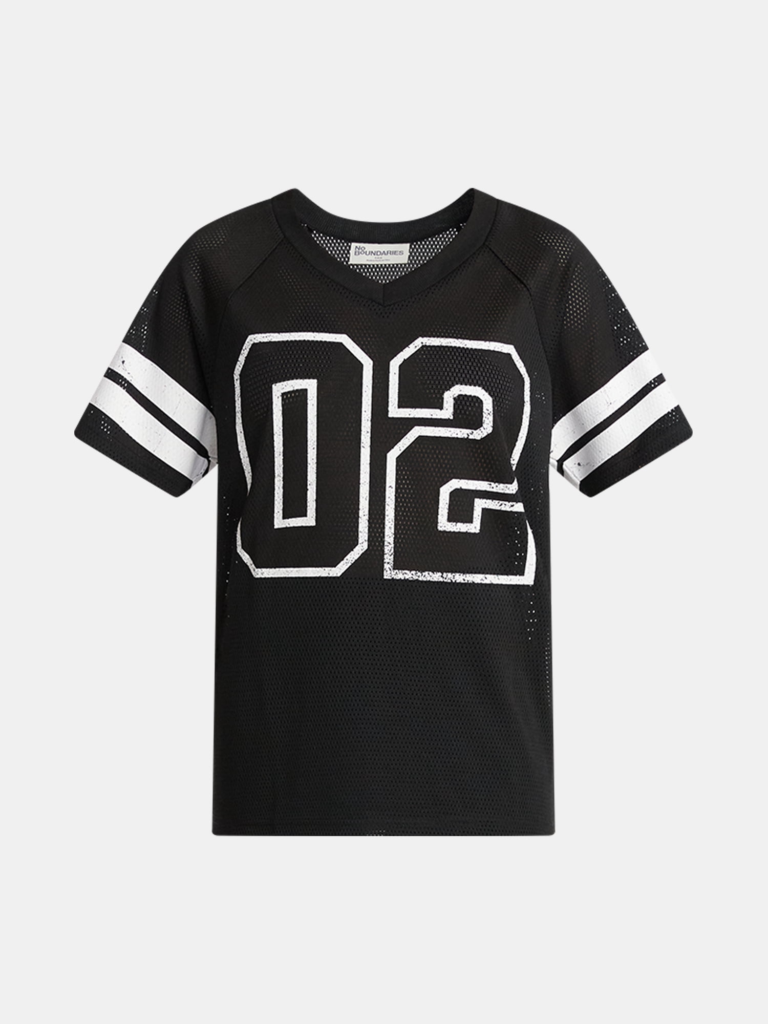 No Boundaries Graphic Mesh Football Tee, Women's