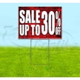 thumbnail image 1 of Sale Up To 30% Off (18" x 24") Yard Sign, Includes Metal Step Stake, 1 of 6