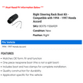 thumbnail image 2 of Right Steering Rack Boot Kit - Compatible with 1994 - 1997 Honda Accord 1995 1996, 2 of 2