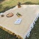 thumbnail image 4 of Estera de picnic a prueba de humedad para tienda, mantel para acampar, estera de césped, manta de hilo de punto bohemio, manta americana para acampar al aire libre, 4 of 5