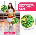 thumbnail image 2 of EONQY Cheerleading Pom Poms, 20 Pack Cheerleader Pom poms with Baton Handle, Cheering Squad Pompoms for School Dance Sports Team Spirit (Black), 2 of 5