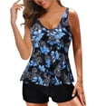 thumbnail image 6 of 2024  Women Tankini Swimsuit Tummy Control Top with Shorts Two Piece Bathing Suit, 6 of 6