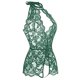 thumbnail image 3 of Gibobby Ropa interior mujer Conjunto de Ropa Interior Sexy para Mujer Lenceria Erotica De Encaje con Cuello Sensual Lenceria Sexy para Mujer(Verde, 3XG), 3 of 5