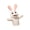 White, variant on White White Bunny Hand Puppet With Opening Mouth For Ventriloquist Acts And Playtime Interactive Plush Toy For Kids And Early Learning Performances Soft Material