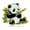 Gold, variant on Panda with Bamboo Enamel Pin | Clayton Jewelry Labs
