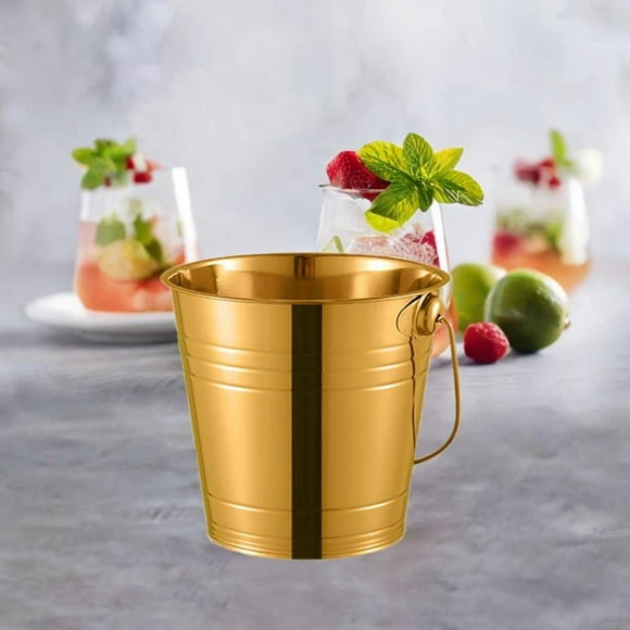 Cubo de Hielo BLESIY Bañera de Metal 1500ML Enfriamiento de Bebidas